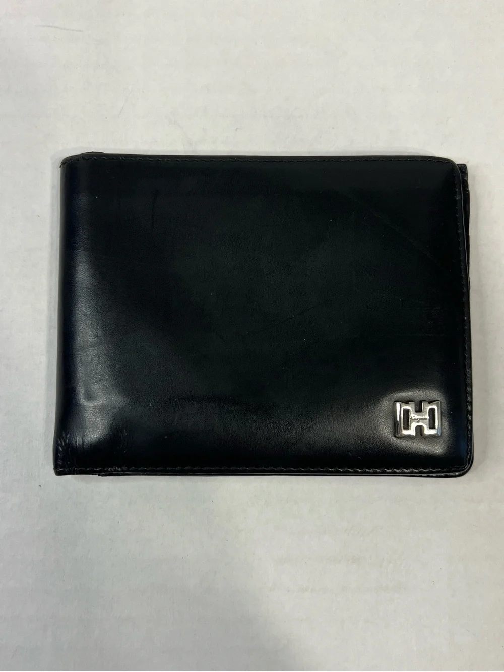Salvatore Ferragamo Black leather bifold‎ wallet